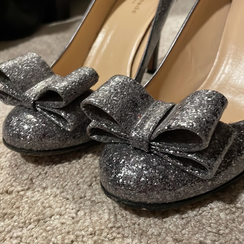 kate spade sparkle heels